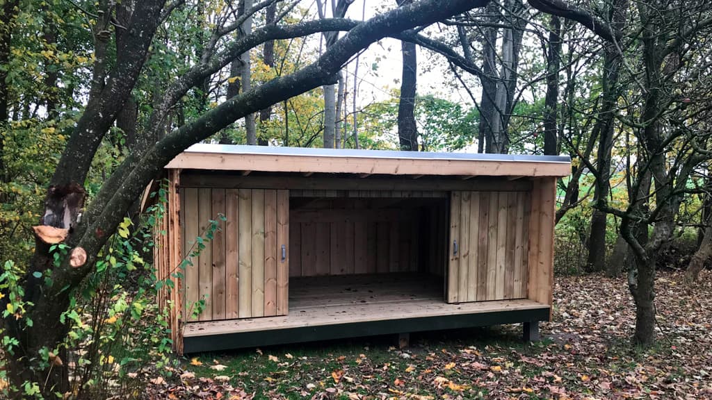 Shelter area near Øster Hornum