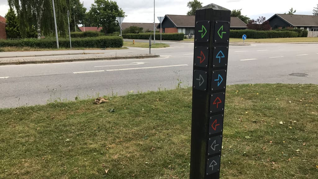 The clover paths in Engesvang vicinity